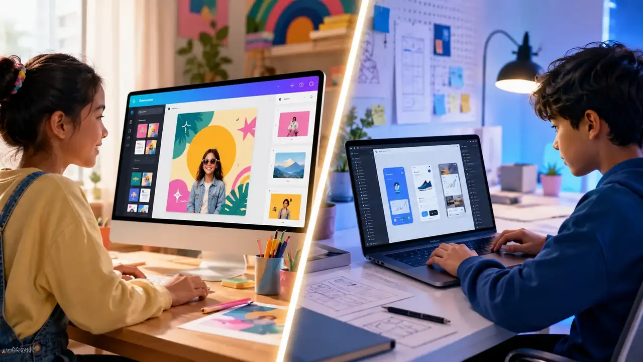Canva vs Figma for Kids: Which Design Tool Fits Your Child?